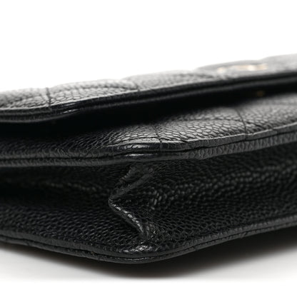 Chanel Caviar Quilted Wallet on Chain WOC Black 8 of 9