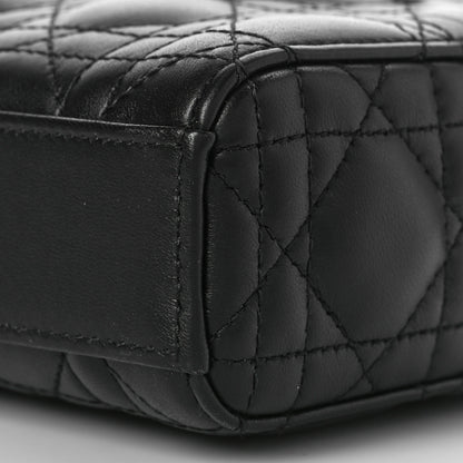 Christian Dior Lambskin Cannage Lady D-Joy Black 8 of 9