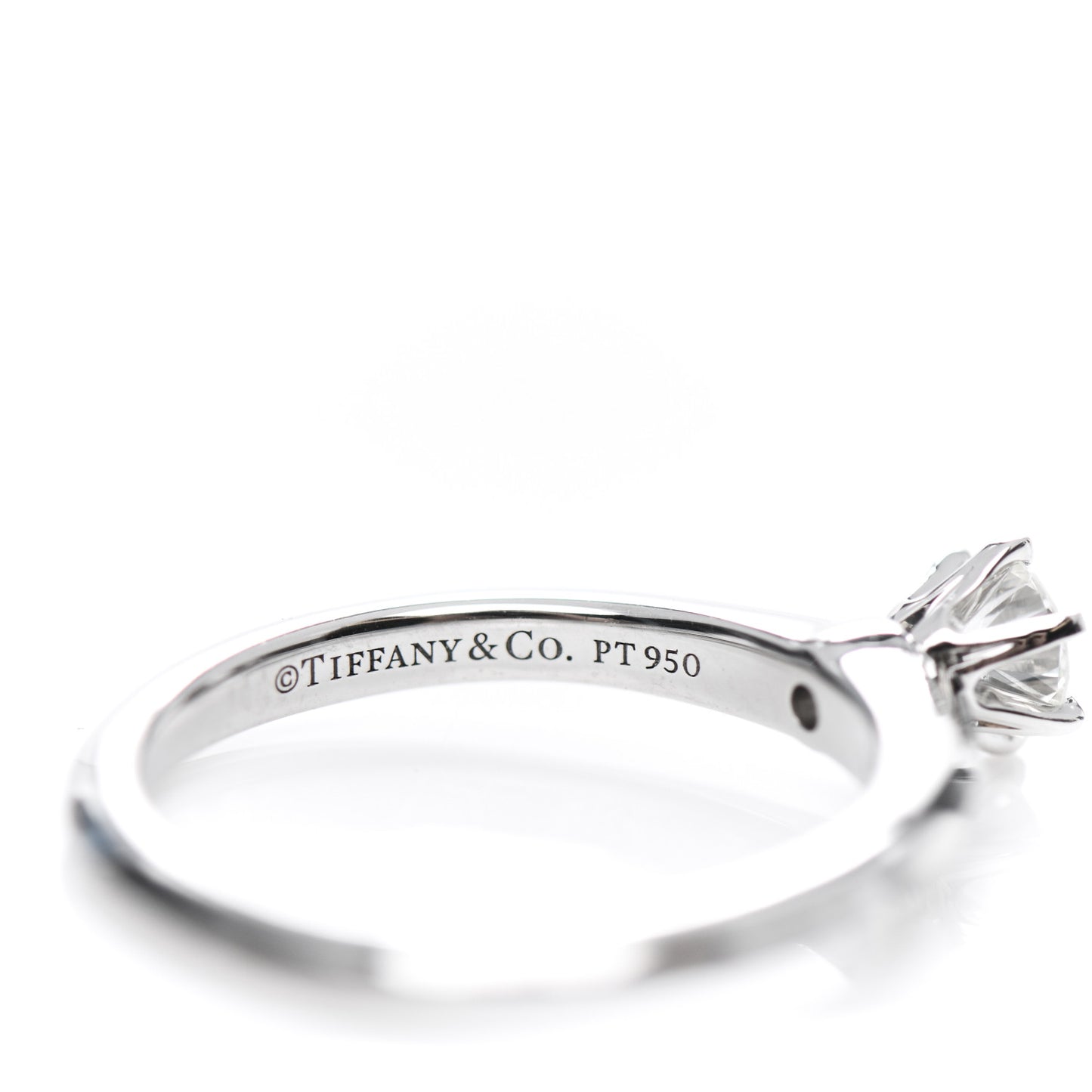 Platinum Diamond .22ct Solitaire Engagement Ring 47 4