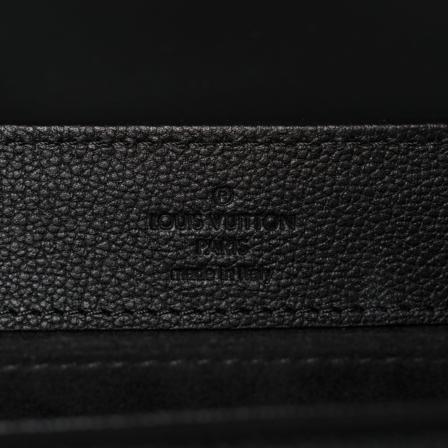 Monogram Cuir Plume Ecume Very Chain Bag Black