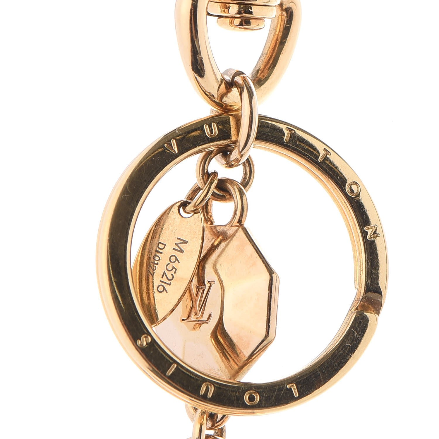 Louis Vuitton LV Facettes Key Holder Gold 3 of 4