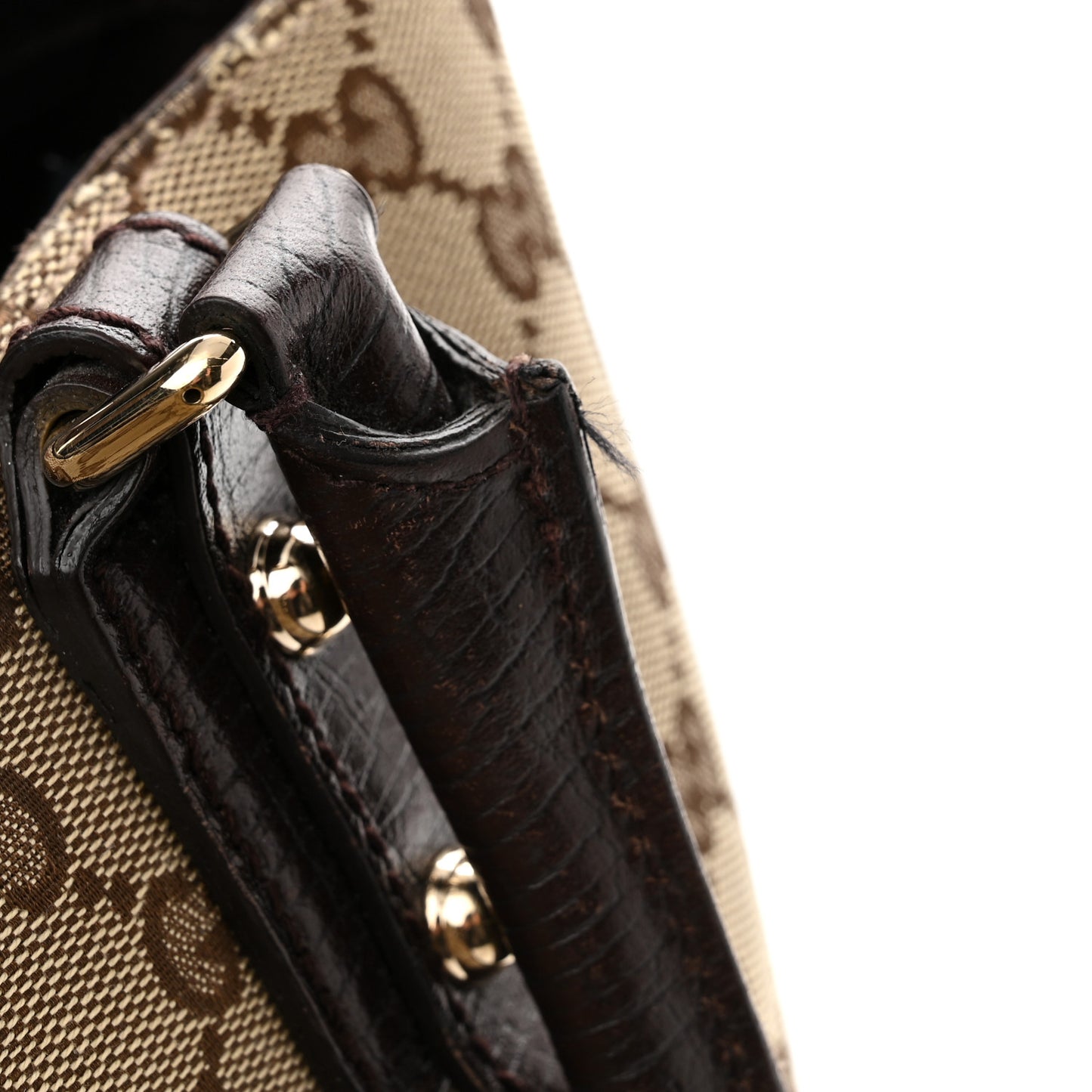 Monogram Medium Hasler Tote Dark Brown