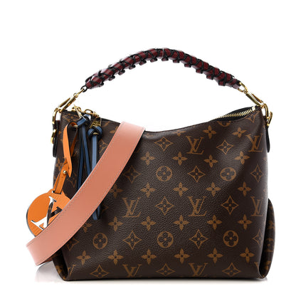 Louis Vuitton Monogram Beaubourg Hobo Mini Bordeaux Red Peach Safran Blue Jean Blue 1 of 9