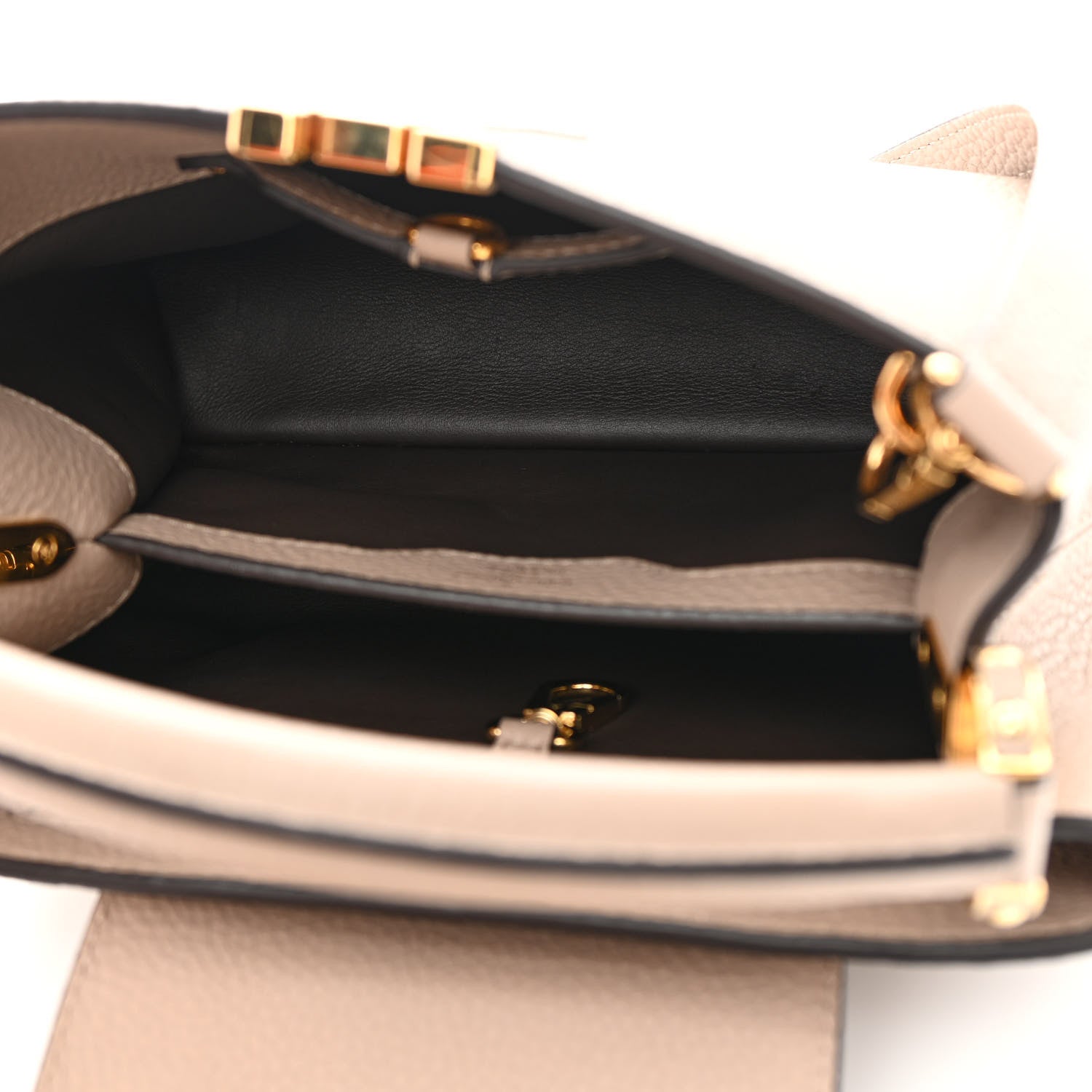 Louis Vuitton Taurillon Capucines BB Galet 5 of 12