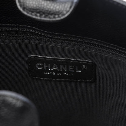 Chanel Caviar Quilted Petit Shopping Tote PST Black 6 of 7