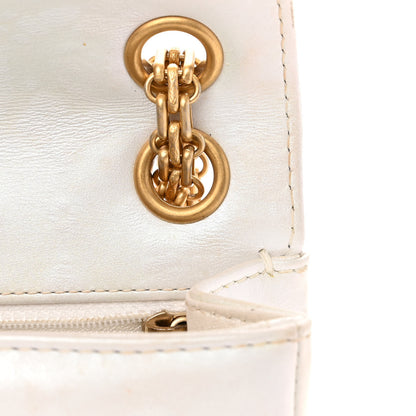 Chanel Iridescent Calfskin Embossed 2.55 Reissue Mini Flap White 14 of 17