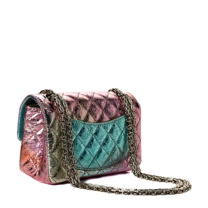 Chanel Metallic Goatskin Quilted Mini 2.55 Reissue Flap Multicolor 3 of 7