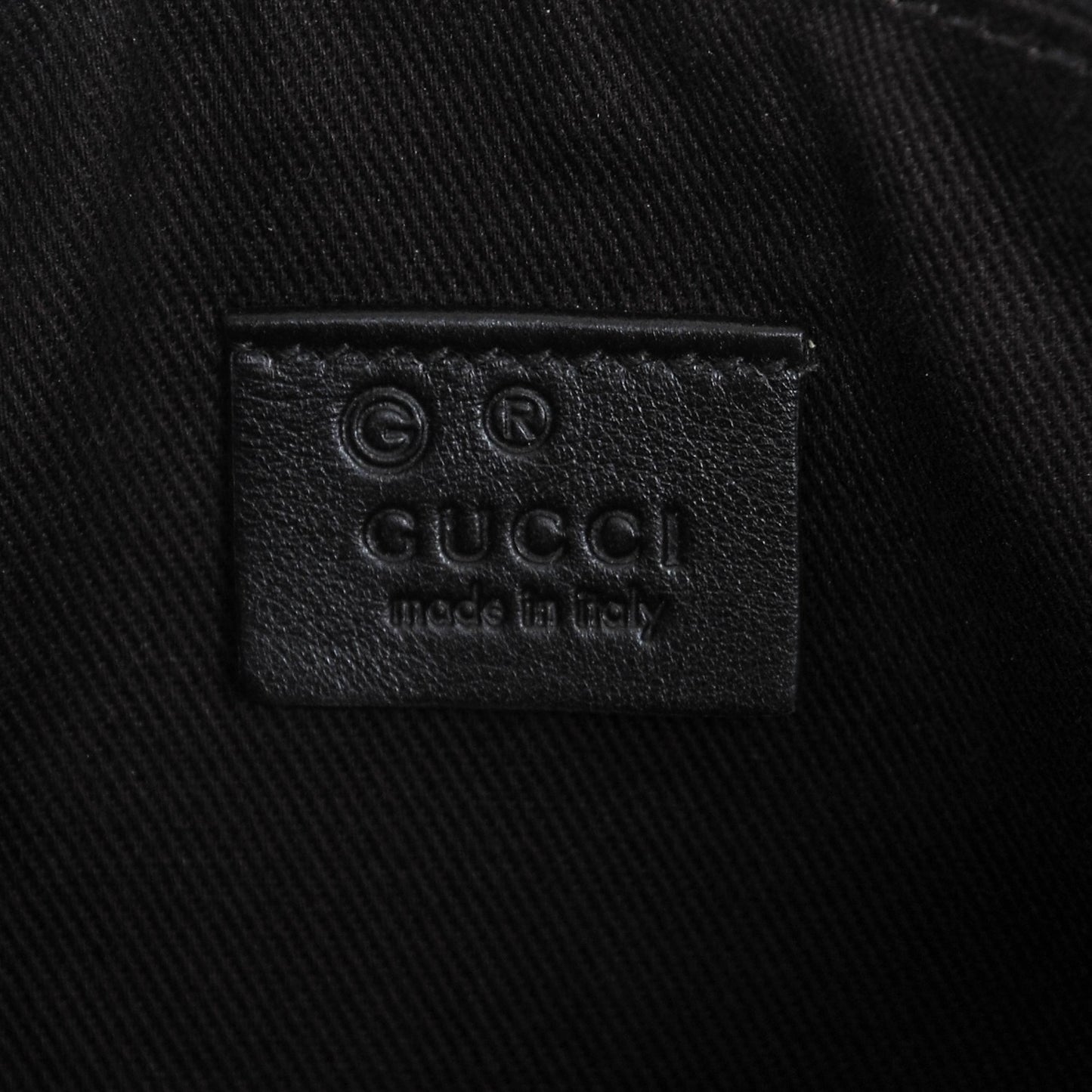 Guccissima Wristlet Dark Brown