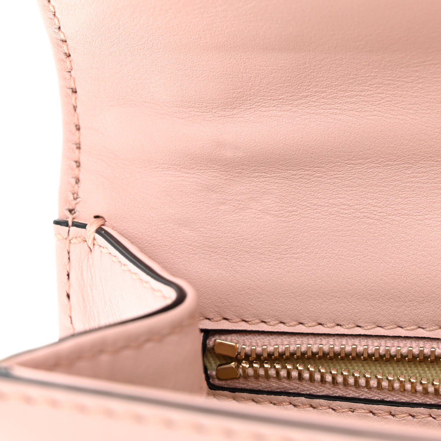 Valentino Garavani Vitello Small Glam Lock Rockstud Flap Poudre 11 of 13