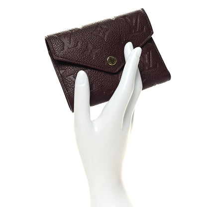 Louis Vuitton Empreinte Victorine Wallet Wine 2 of 8