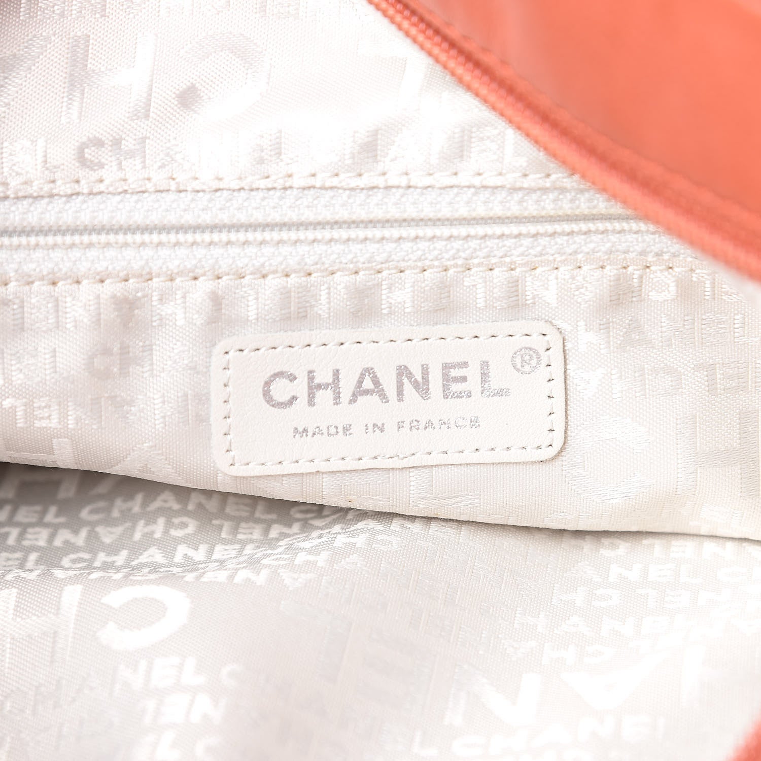Chanel Lambskin Stitched Medium Ultimate Soft Tote Coral 6 of 14