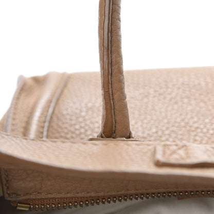 Celine Drummed Calfskin Nano Luggage Camel 13 of 13