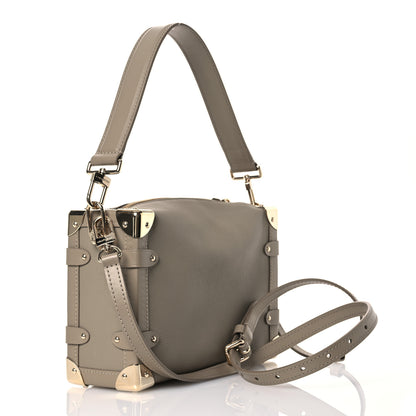 Louis Vuitton Calfskin Side Trunk MM Taupe 3 of 11