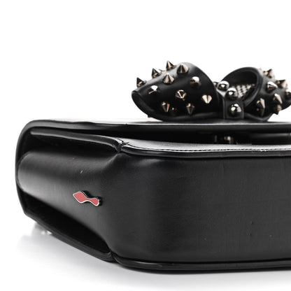 Christian Louboutin Calfskin Baby Sweety Charity NV Shoulder Bag Black 10 of 12