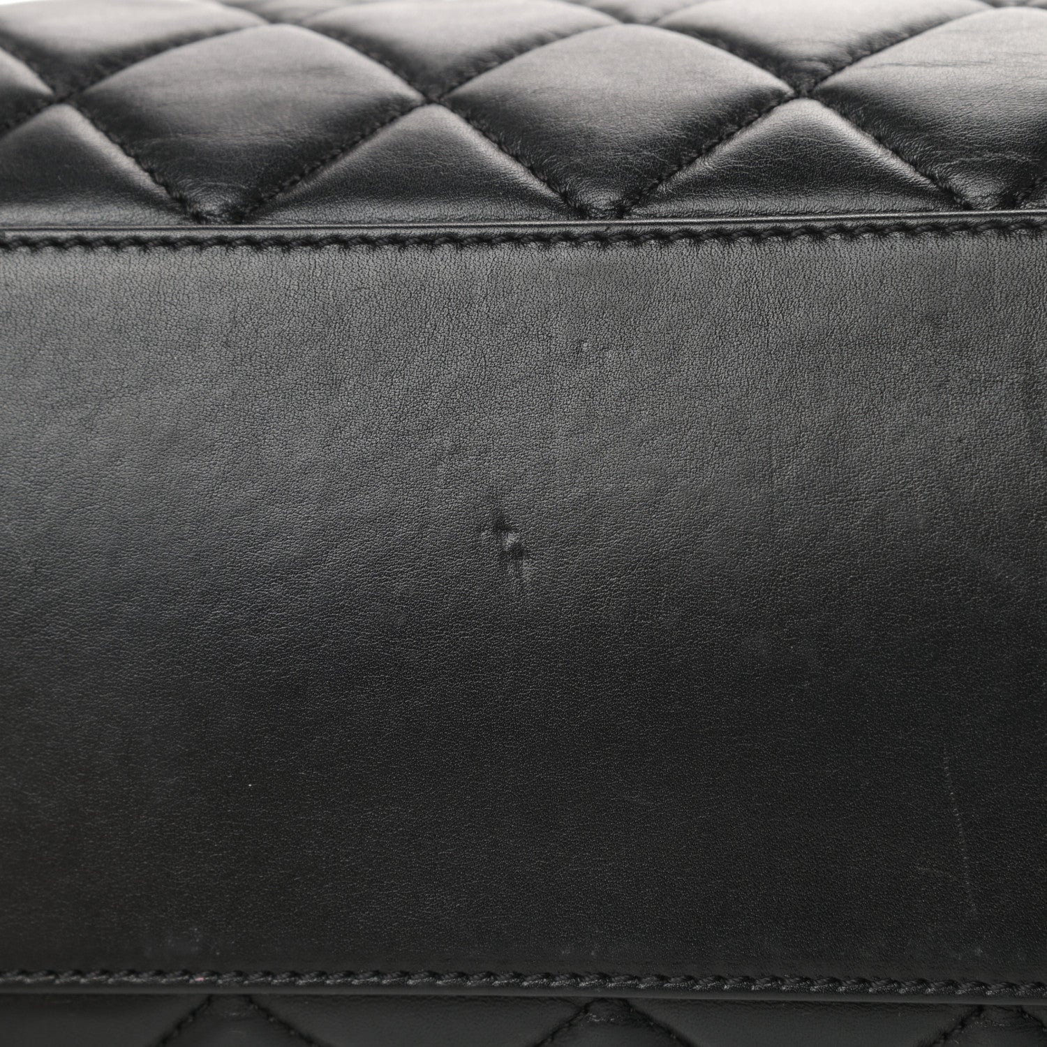 Chanel Calfskin Quilted Large Shopping Tote Black 16 of 20