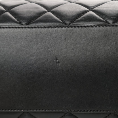 Chanel Calfskin Quilted Large Shopping Tote Black 16 of 20