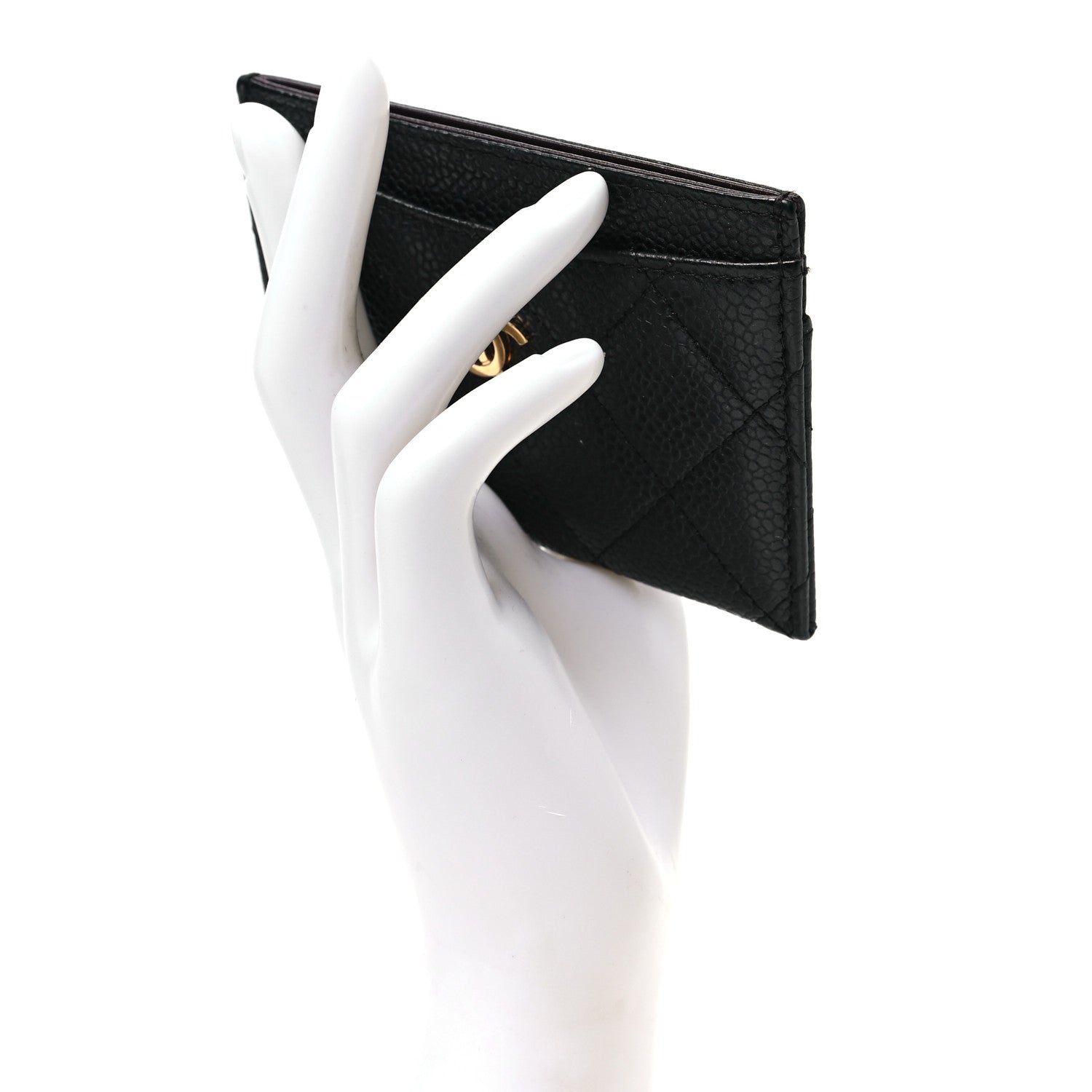 Chanel Caviar Quilted Card Holder Black 2 of 9