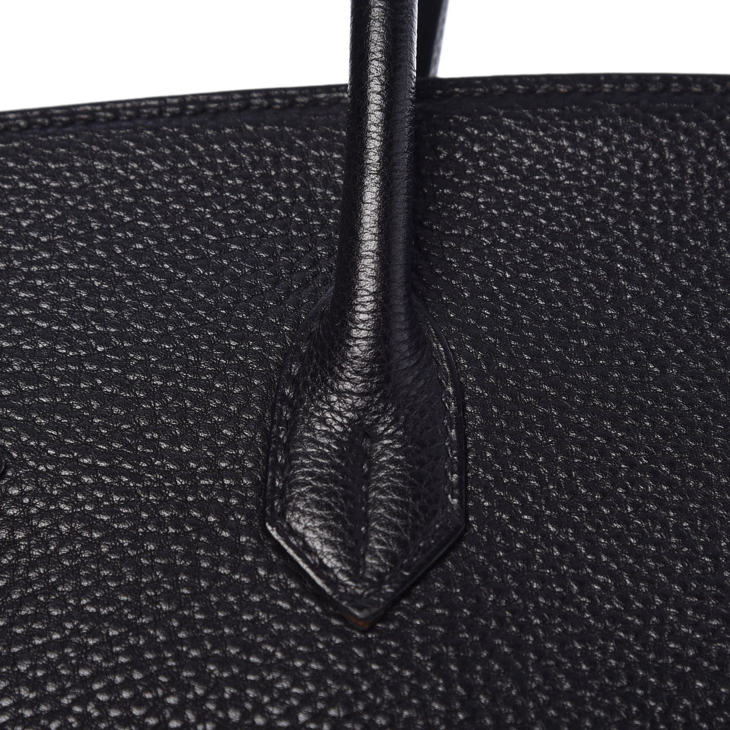 Hermes Taurillon Clemence Birkin 35 Black 13 of 32