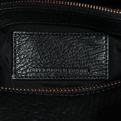 Alexander Wang Pebbled Lambskin Rocco Black with Rose Gold Hardware 6 of 6