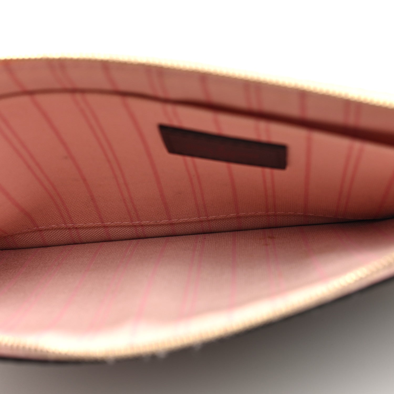 Louis Vuitton Damier Ebene Neverfull MM GM Pochette Rose Ballerine 5 of 6