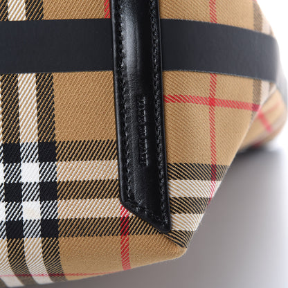 Burberry Vintage Check Medium The Giant Reversible Tote Antique Yellow Bright Red 11 of 15
