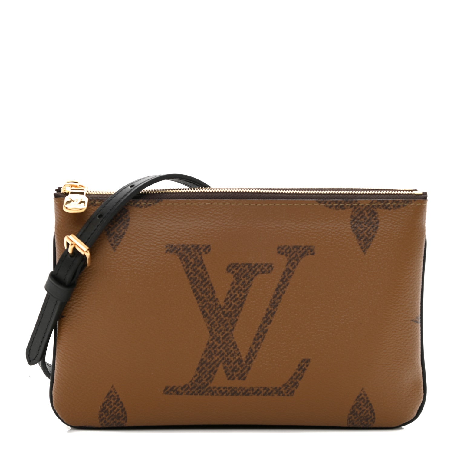 Louis Vuitton Reverse Monogram Giant Double Zip Pochette 1 of 9