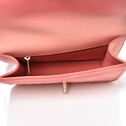 Chanel Caviar Quilted Small Sunset On The Sea Flap Coral 5 of 8