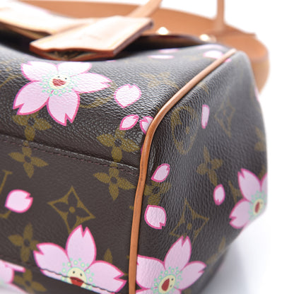 Louis Vuitton Monogram Cherry Blossom Sac Retro Bag Brown 13 of 16
