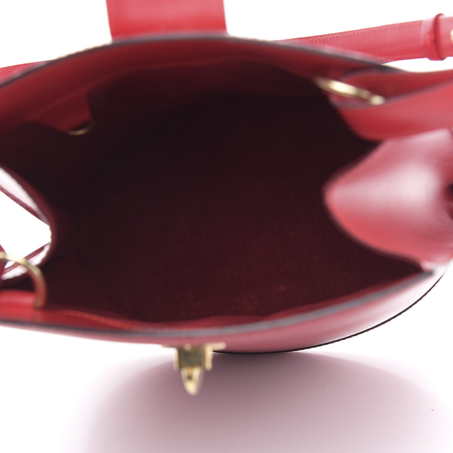 Louis Vuitton Epi Cluny Castillan Red 5 of 11