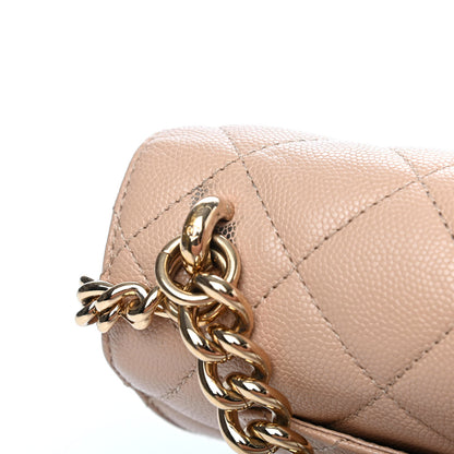 Chanel Caviar Quilted Small Studded Flap Beige 7 of 7