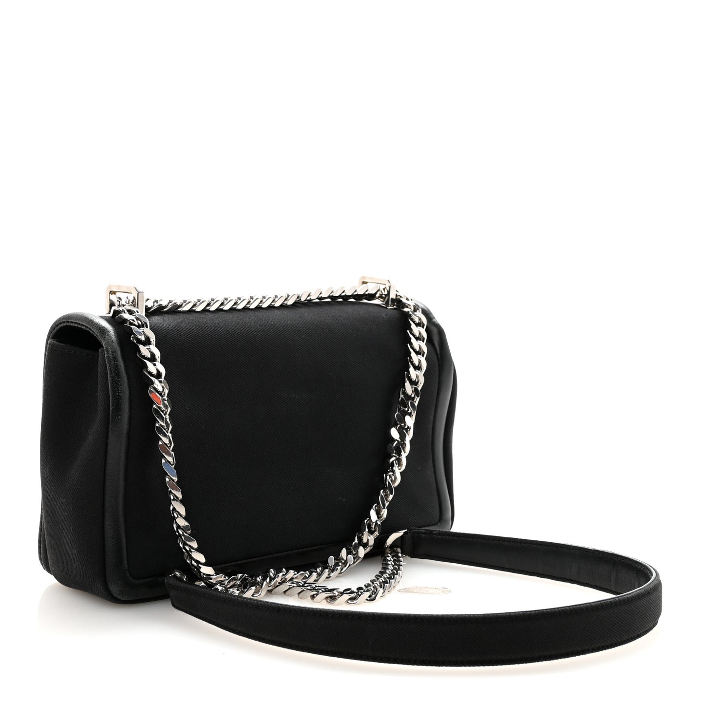 Canvas Printed Small Love Lola Bag Black