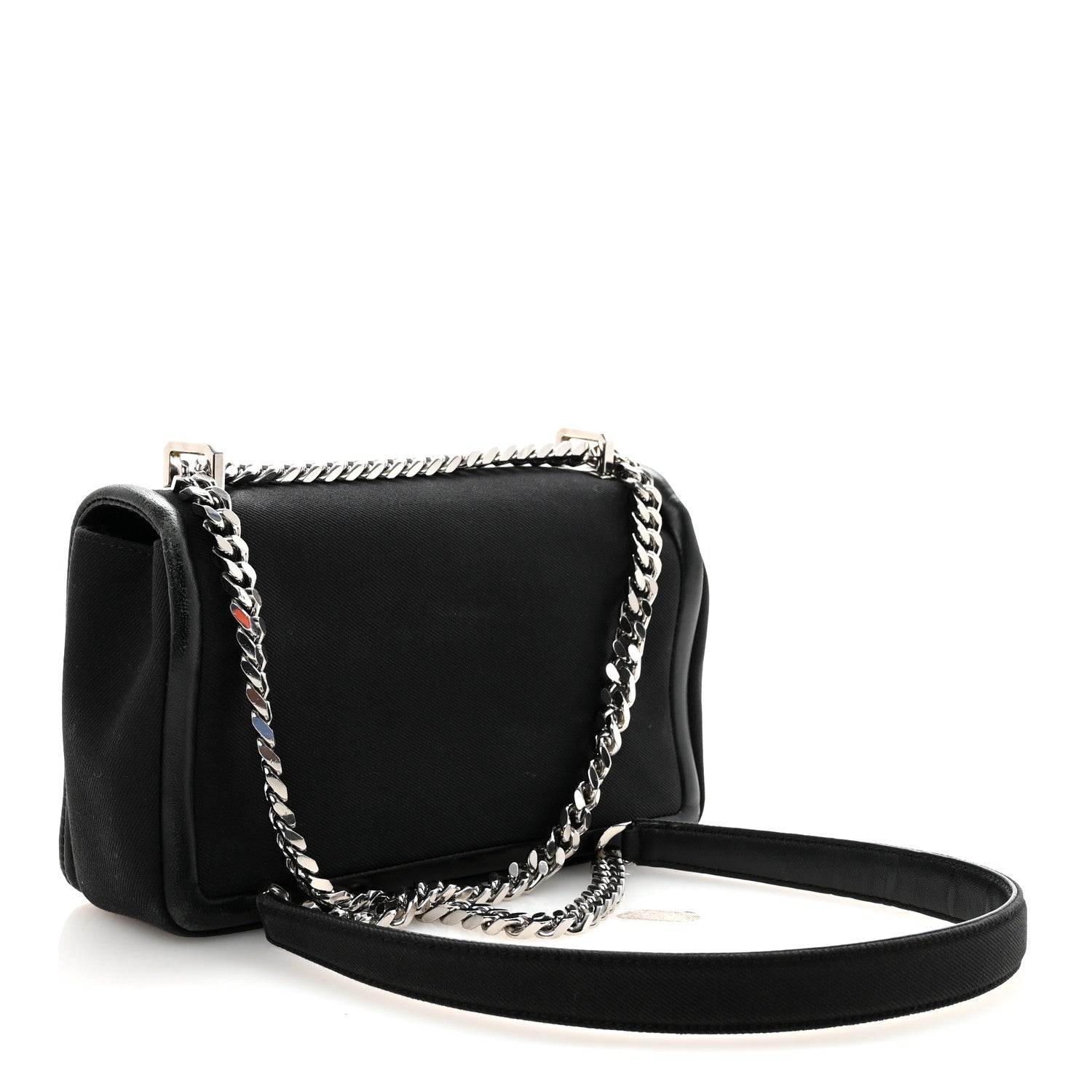 Burberry Canvas Printed Small Love Lola Bag Black 3 of 10