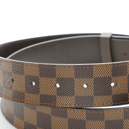 Louis Vuitton Damier Ebene 40mm LV Initiales Belt 95 38 6 of 10