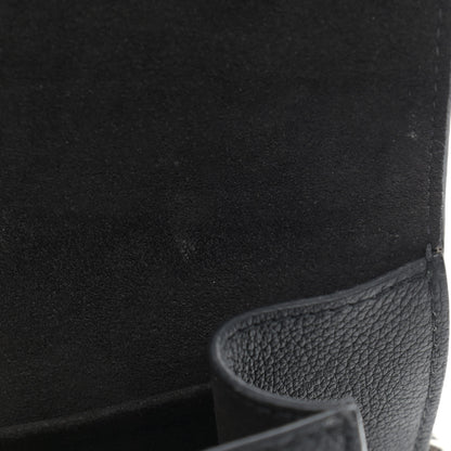 Louis Vuitton Soft Calfskin Mylockme Chain Bag BB Black 11 of 14