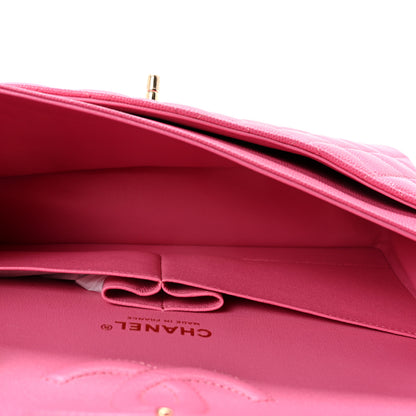 Chanel Caviar Quilted Medium Double Flap Pink 5 of 11