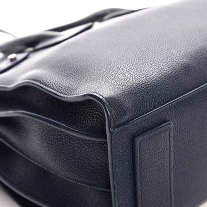 Saint Laurent Grained Calfskin Small Supple Sac De Jour Navy 11 of 12