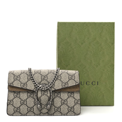 Gucci GG Supreme Monogram Super Mini Dionysus Shoulder Bag Taupe 11 of 11