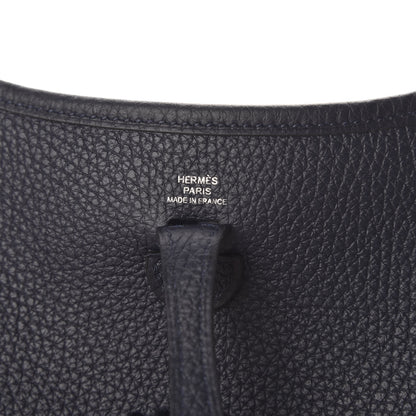 Hermes Taurillon Clemence Evelyne TPM Bleu Nuit 8 of 10