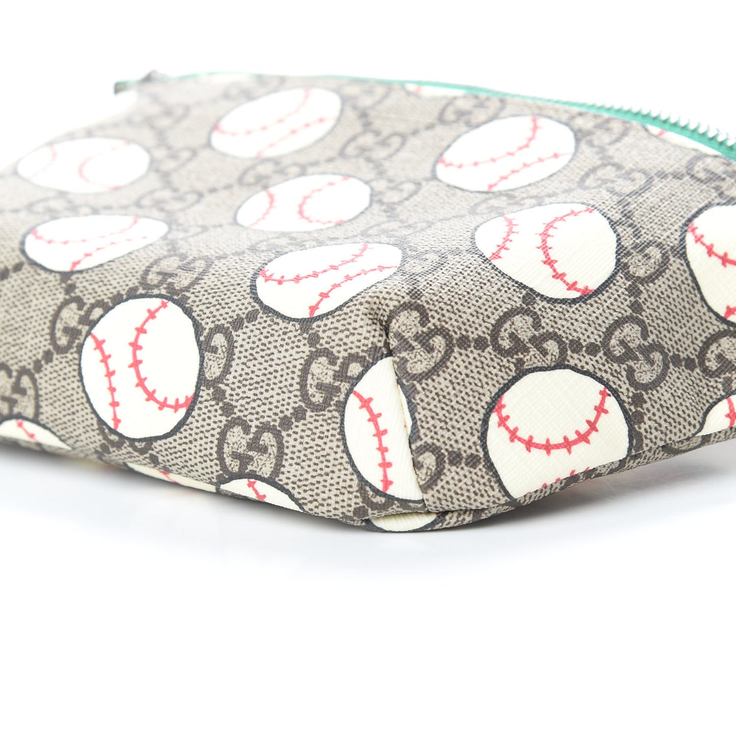 GG Supreme Monogram Baseballs Web Childrens Belt Bag