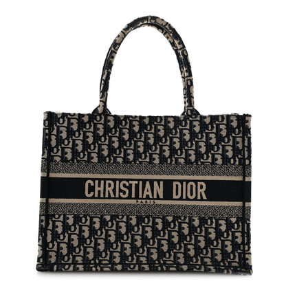Christian Dior Oblique Medium Book Tote Blue Multicolor 1 of 14