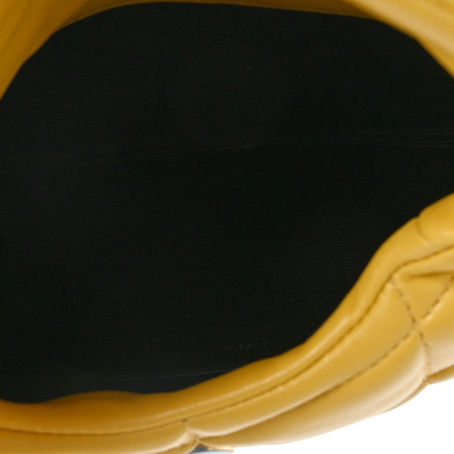 Lambskin Monogram Loulou Puffer Pouch Clutch Yellow
