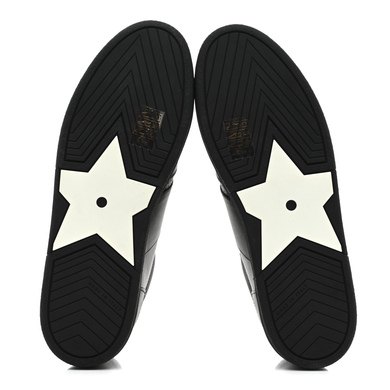 Christian Dior Calfskin Suede Logo Sneakers 40 Black 6 of 10