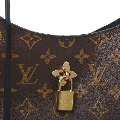 Louis Vuitton Monogram Flower Hobo Black 11 of 12