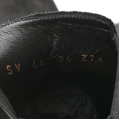 Saint Laurent Suede Chelsea Boots 37.5 Black 8 of 8