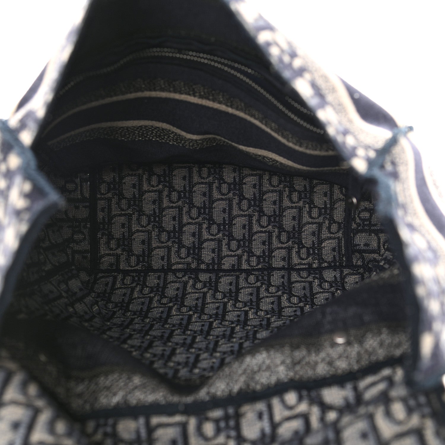 Christian Dior Oblique Backpack Blue White 5 of 11