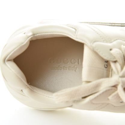 Gucci Calfskin Logo Womens Rhyton Sneakers 35 Ivory 7 of 8