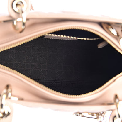Christian Dior Lambskin Cannage Medium Lady Dior Light Pink 5 of 12