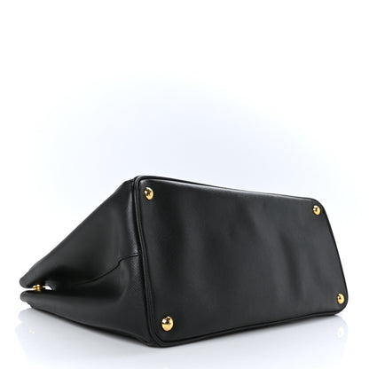 Prada Saffiano Lux Medium Tote Black 4 of 8
