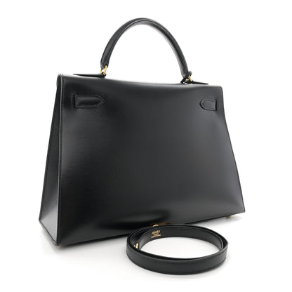 Hermes Box Kelly Sellier 32 Black 3 of 15