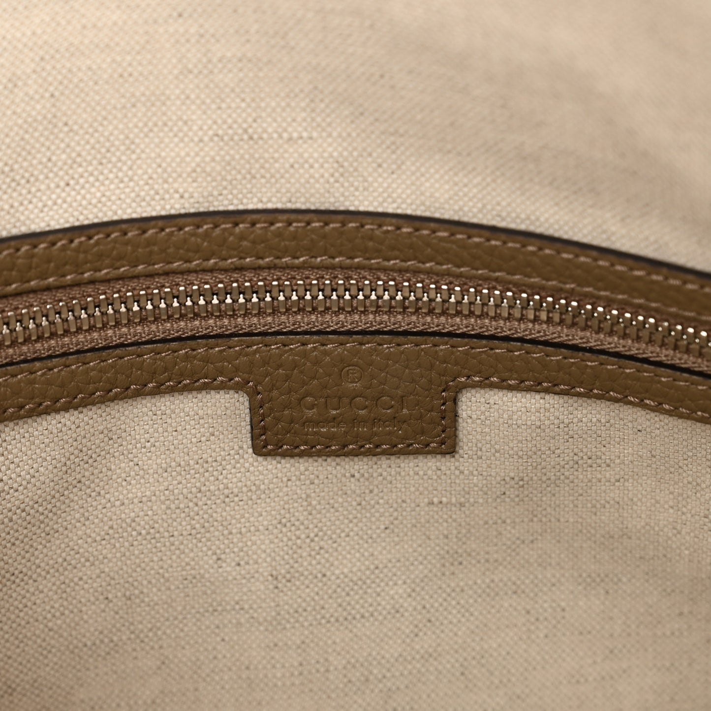 Piuma Calfskin Jumbo GG Embossed Large Duffle Bag Good Taupe